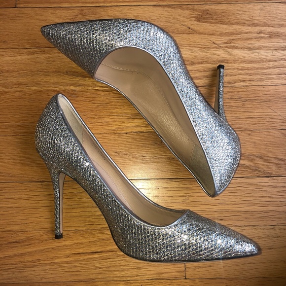 J. Crew Shoes - J Crew Sparkle Heels 😍